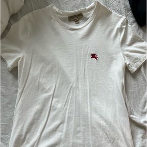 White Burberry tshirt